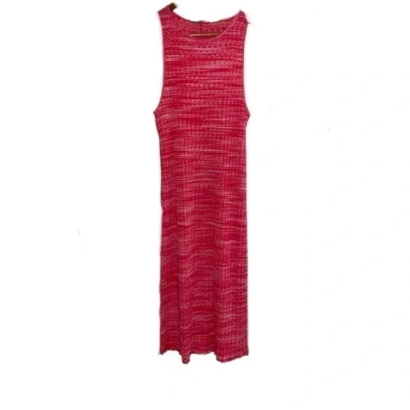 Zara NWT bloggers favorite ribbed open back midi bodycon knit dress SIZE MEDIUM - Picture 2 of 8